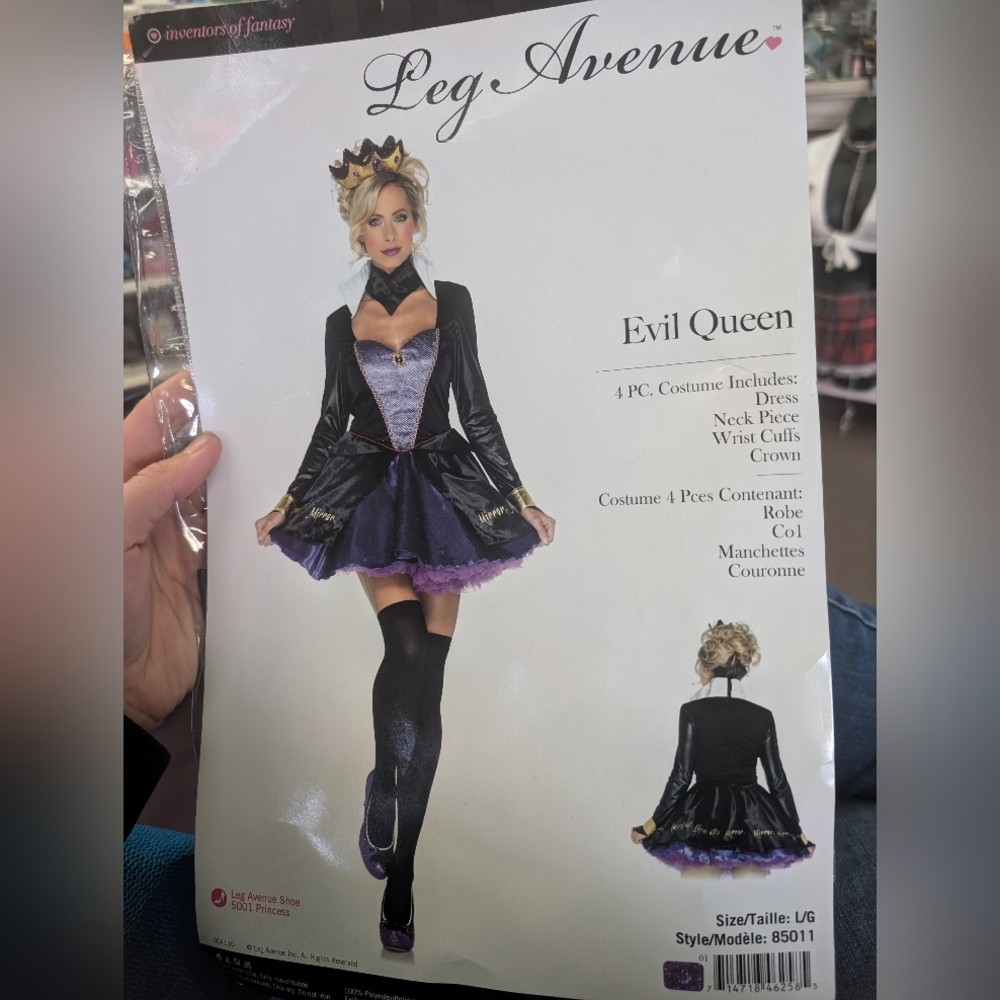 Leg Avenue - Evil Queen Costume - Large